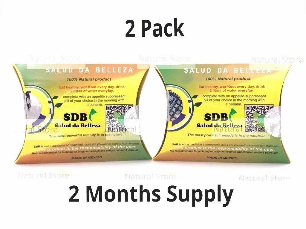 2 Pack! Autentica Semilla De Brazil 100% Original/ Fat Burner/ Original Stamps!