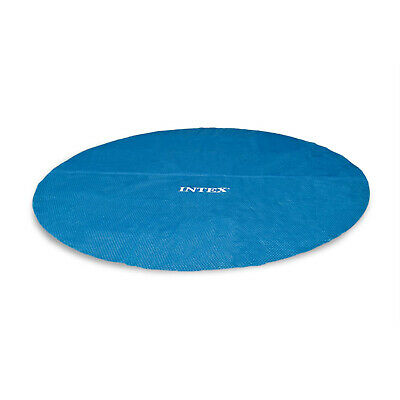 Intex 12 Ft. Easy Set And Metal Frame Swimming Pool Solar Cover Tarp, Blue